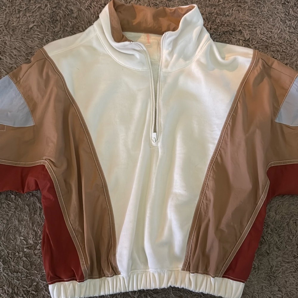 Colorblock Half-Zip Pullover